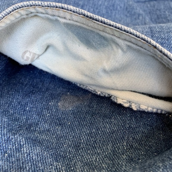 Guess Jeans George Marciano 1980's Custom Made Denim Fashion Shoulder Bag Purse - Picture 16 of 16